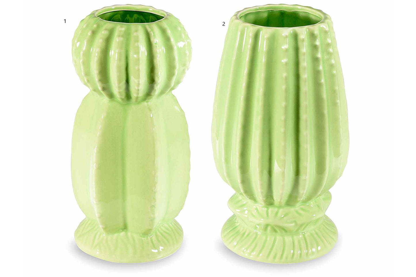 Vaso a cactus in ceramica con dettagli in rilievo
Misure: Ø 11 cm x 20 H
Interno: Ø 5/6