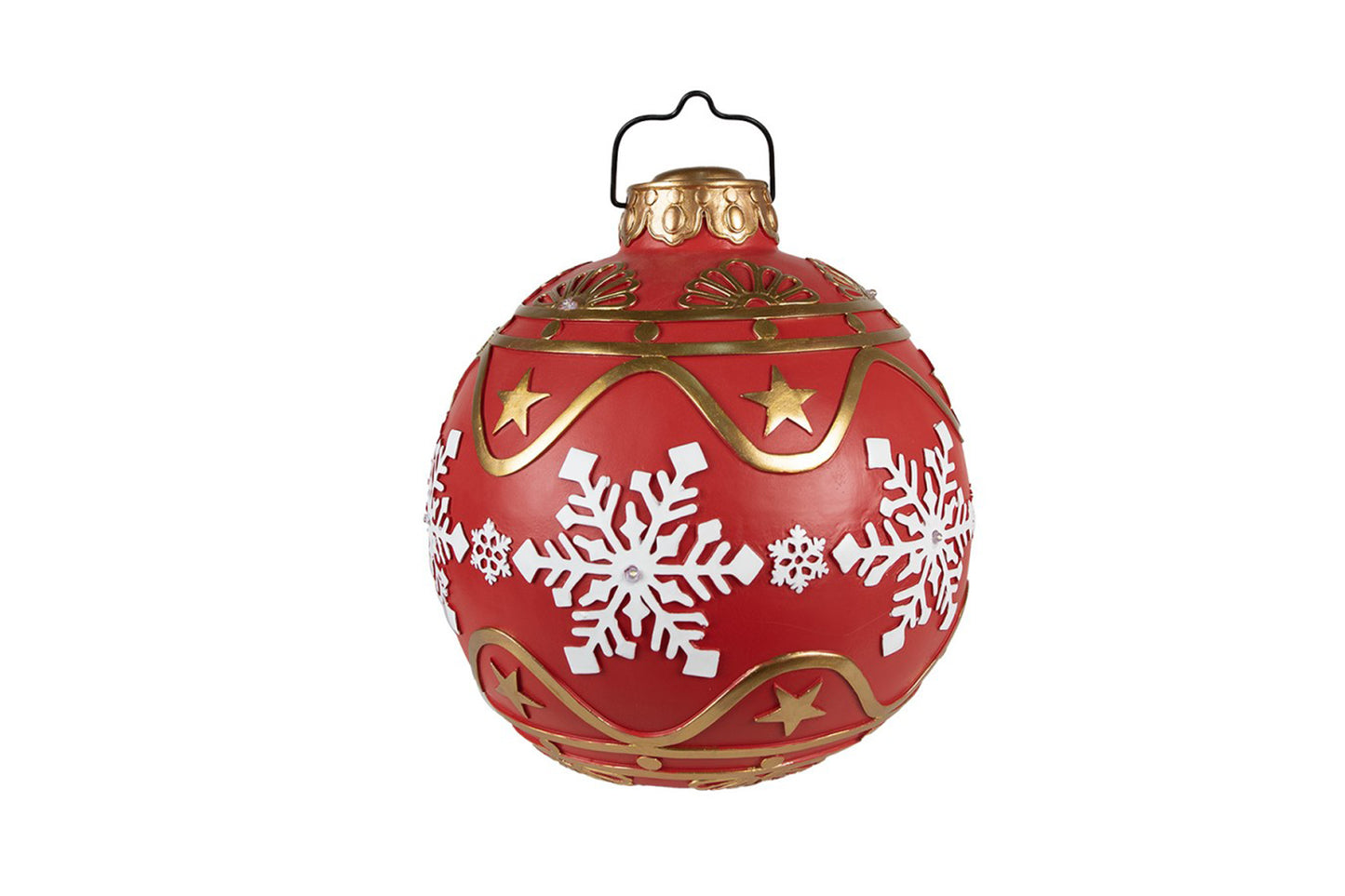 Palla di natale con led misura xl 31x33