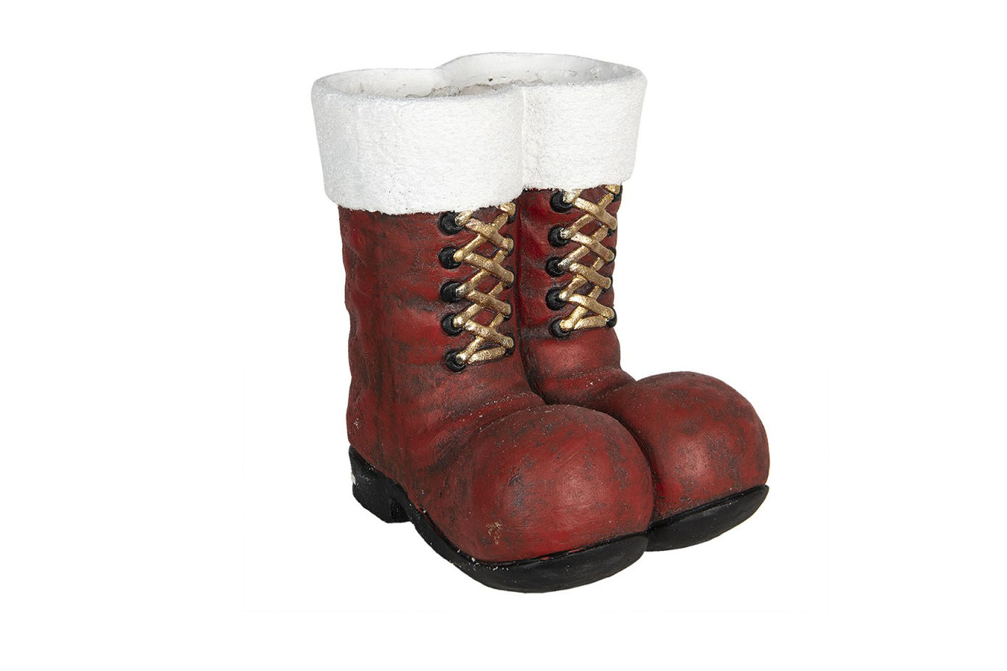 Stivali di Babbo Natale in ceramica 27x31x34