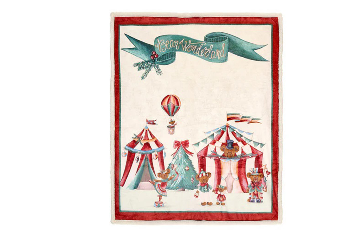Nuvole di Stoffa Plaid con scatola regalo 130x160 BEAR WONDERLAND