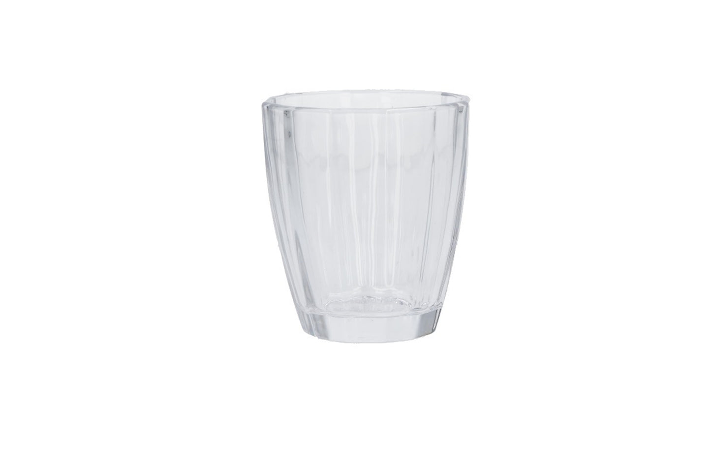 Set sei bicchieri trasparenti della linea Amami di Rose e Tulipani, capienza 320 cc,( misure 8,5, h10 cm)