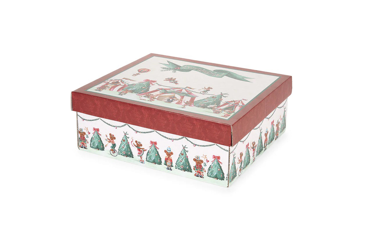 Nuvole di Stoffa Plaid con scatola regalo 130x160 BEAR WONDERLAND