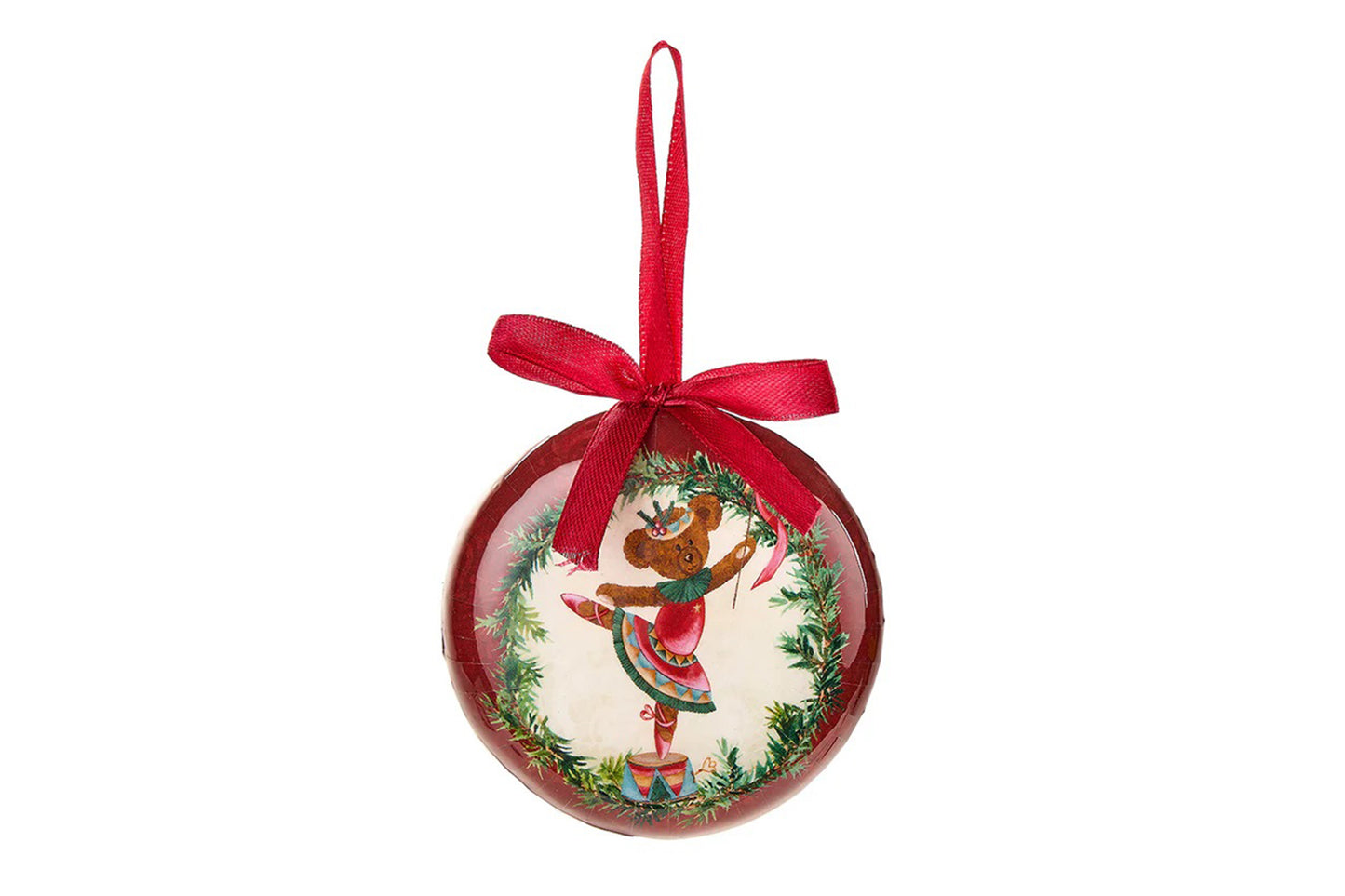 Nuvole di Stoffa Set 4 Medaglioni in plastica + confezione "Bear Wonderland" D8 cm