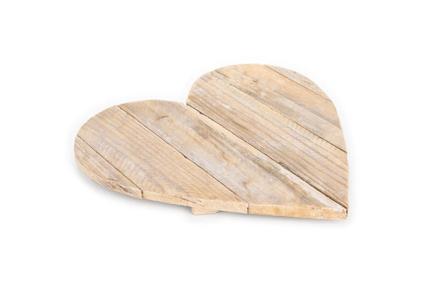 Vassoio in legno a forma di CUOREh 35cmx35cmx3cm Nuvole di Stoffa