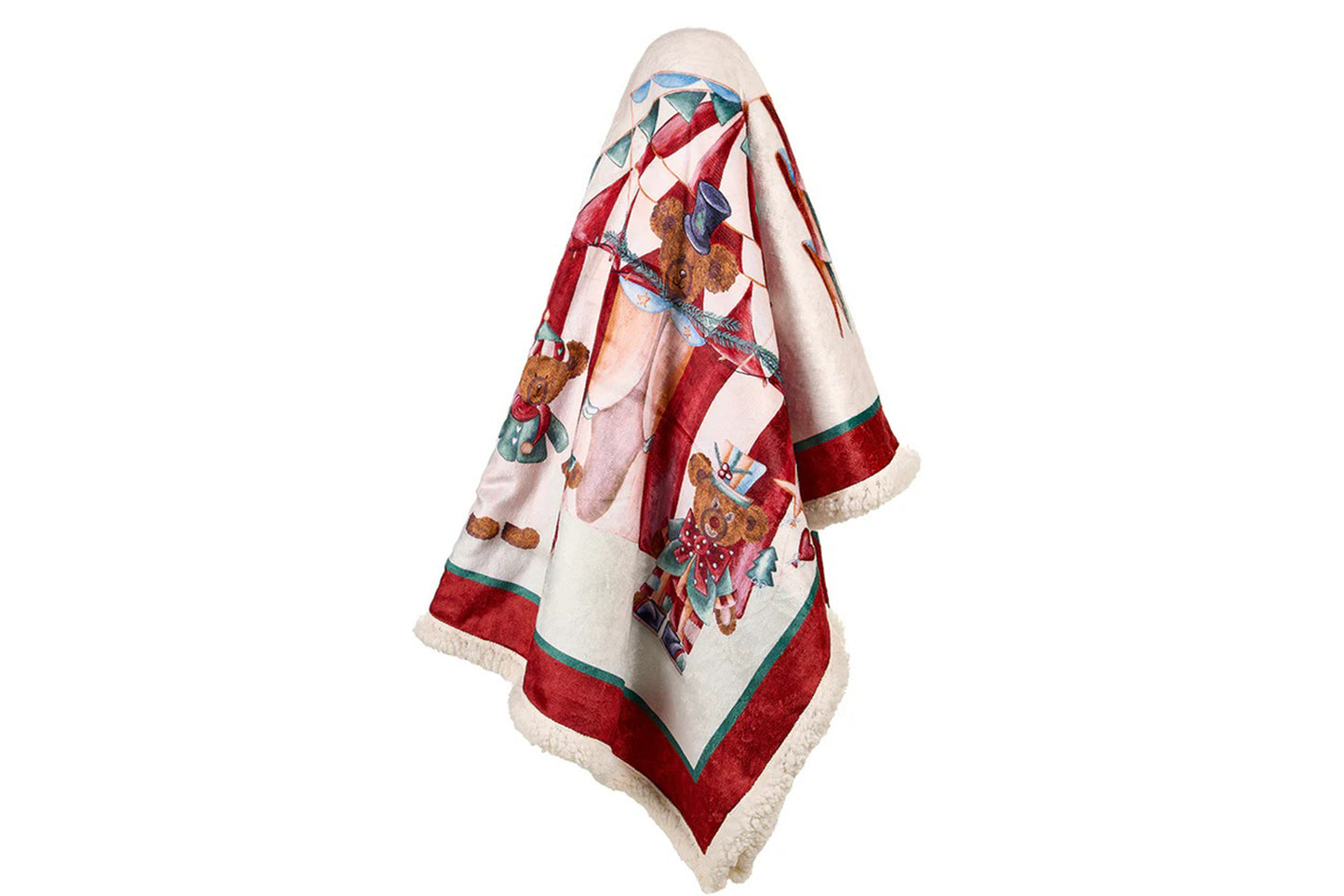 Nuvole di Stoffa Plaid con scatola regalo 130x160 BEAR WONDERLAND