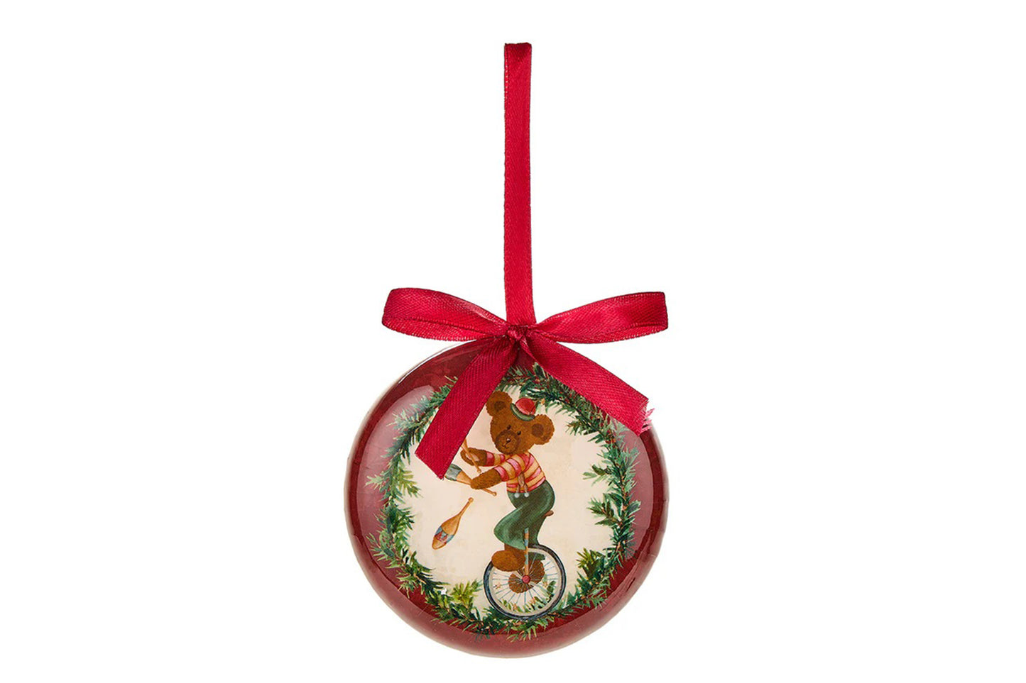 Nuvole di Stoffa Set 4 Medaglioni in plastica + confezione "Bear Wonderland" D8 cm