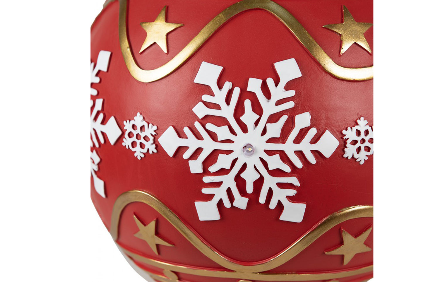 Palla di natale con led misura xl 31x33