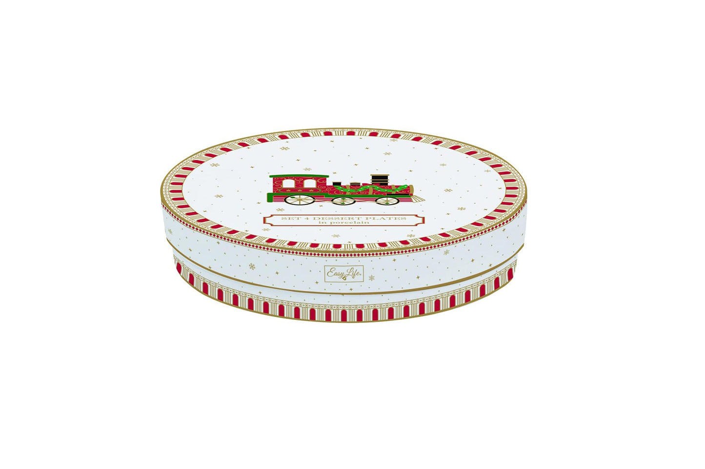 Set 4 Piatti Dessert 19 Cm Polar Express Easy Life