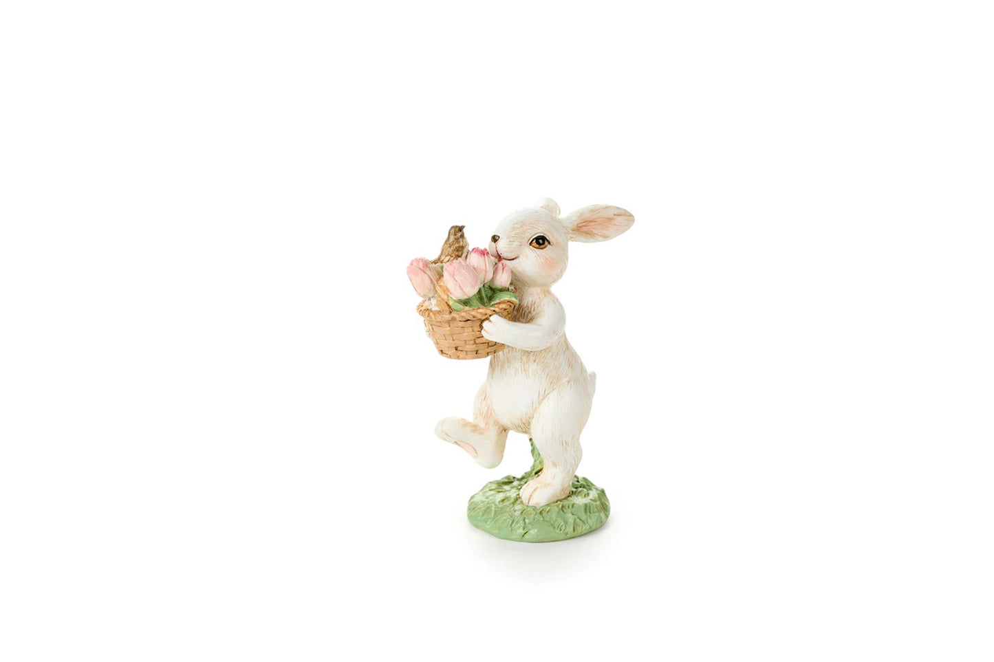 Nuvole di stoffa Statuetta coniglio in resina 8x5.5x10.5 cm