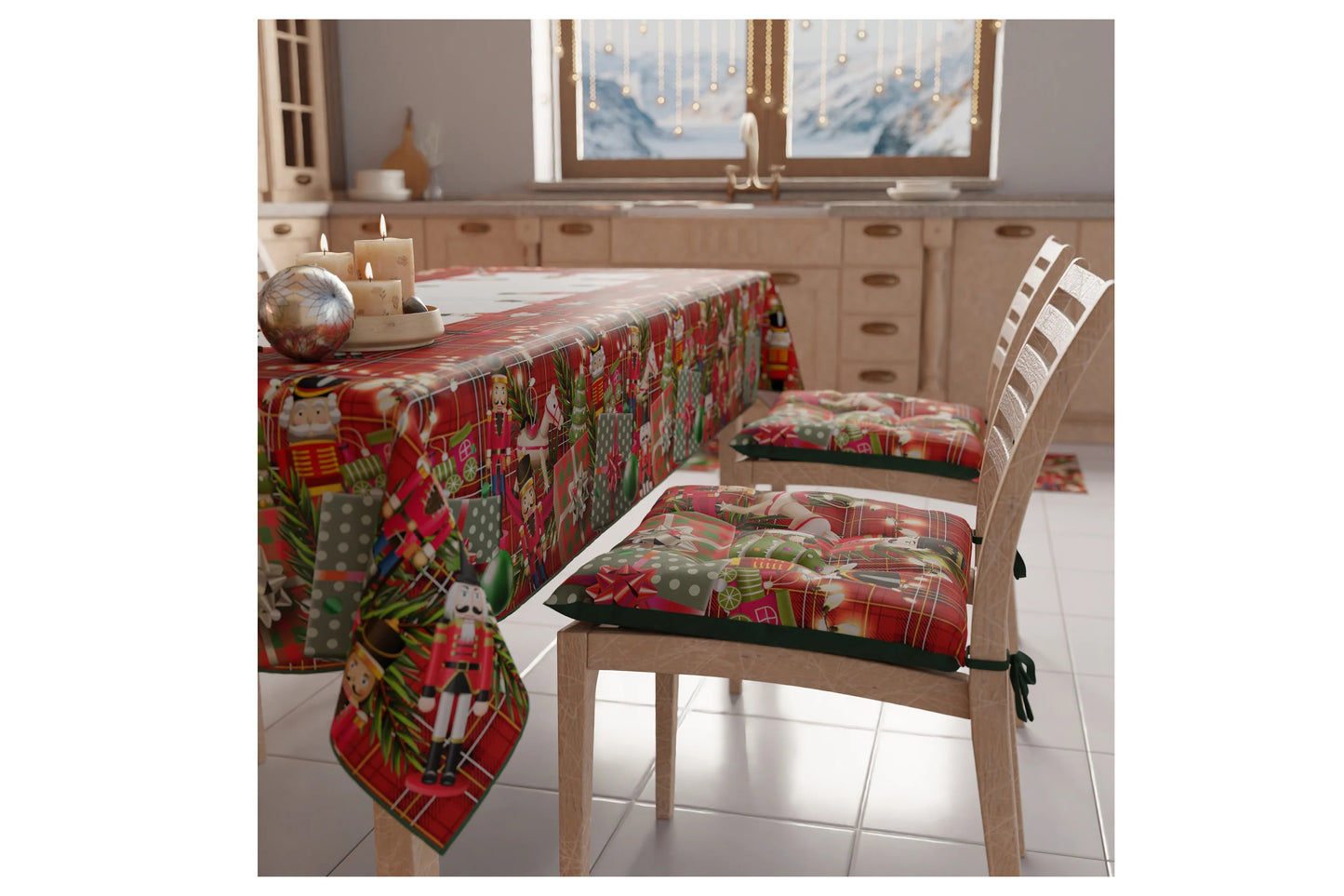 Set sei cuscini da seduta. Misura 40x40