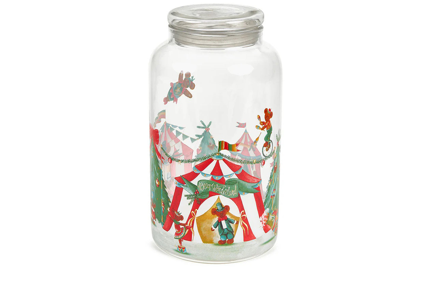 Nuvole di Stoffa Barattolo di natale in vetro borosilicato "Bear Wonderland" 13xH22 cm
Capacità: 2300 ml