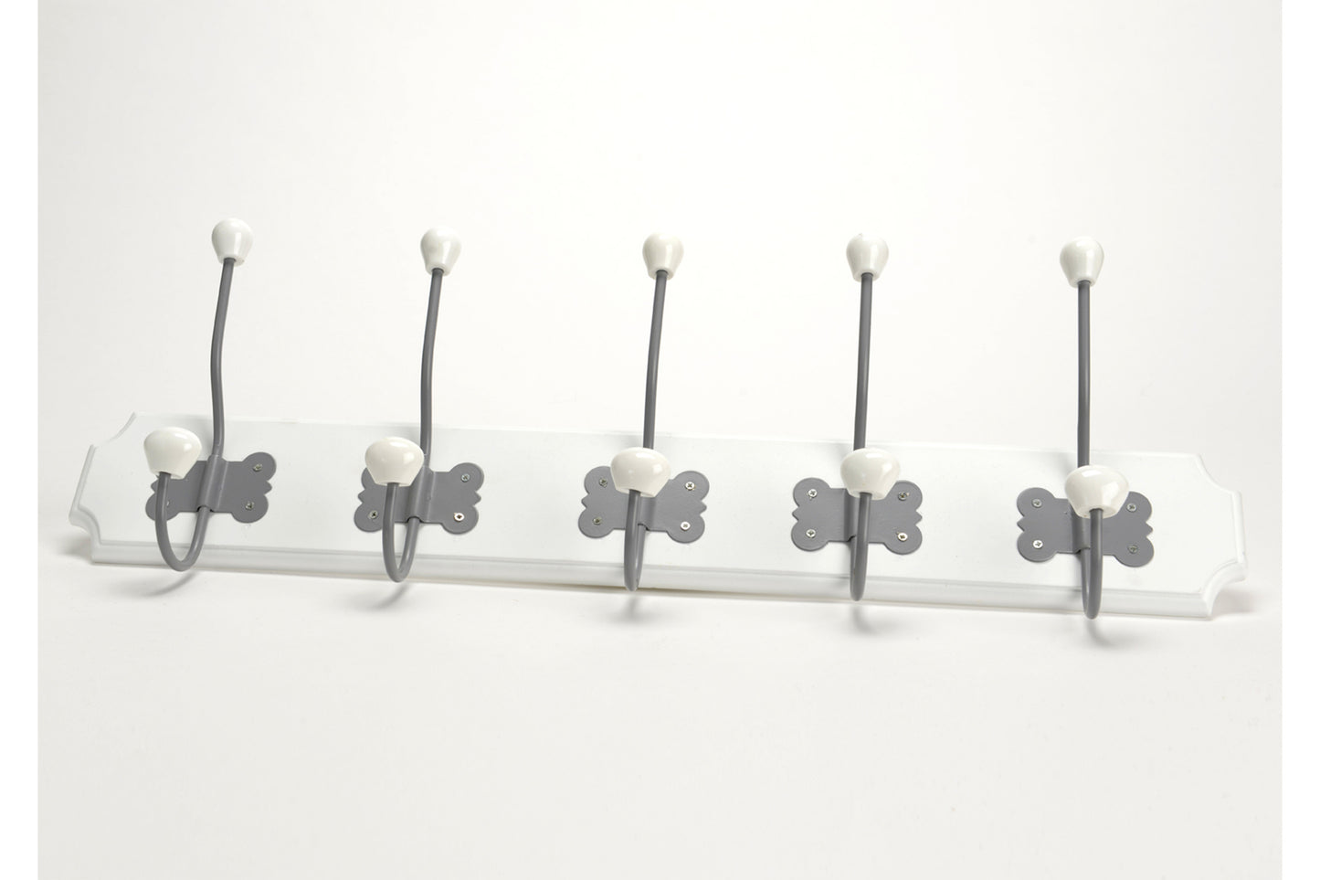 Attaccapanni con 5 ganci Eleonore di Amadeus in legno e metallo (H:: 33 / L:: 24 / P:: 24)