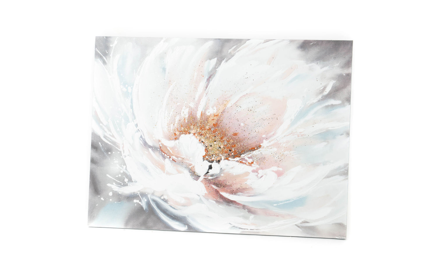 Tela con decoro floreale su struttura di legno di Amadeus (H:: 120 / L:: 90 / P:: 3)