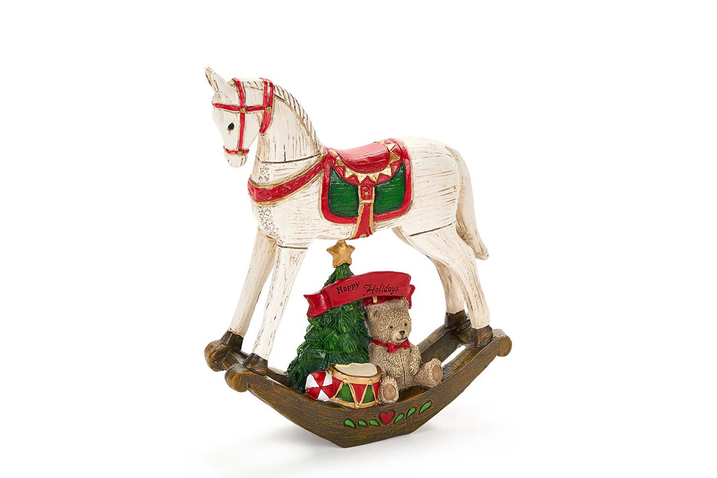 Nuvole Di Stoffa Cavallo a dondolo in resina Bear Wonderland 27x9x30.50 CM