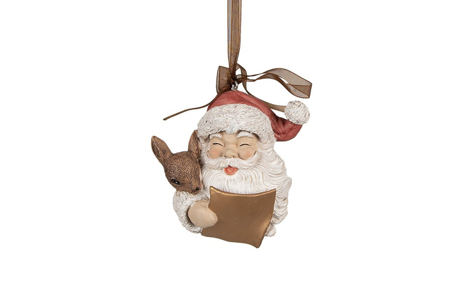 Decorazione Babbo Natale in poliresina H 9 cm