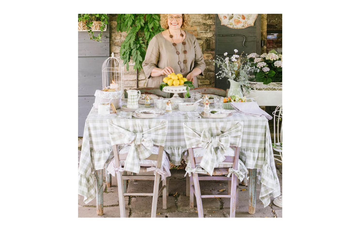 Nuvole di stoffa Coprisedia Wendy 100% cotone. MIsura 22x230