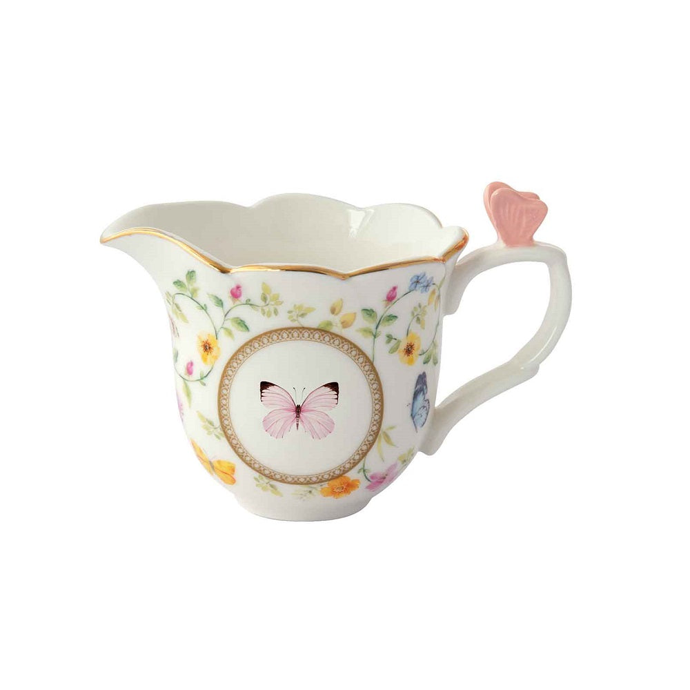 Easy Life Lattiera in porcellana 220 ml in gift box Dancing Butterflies