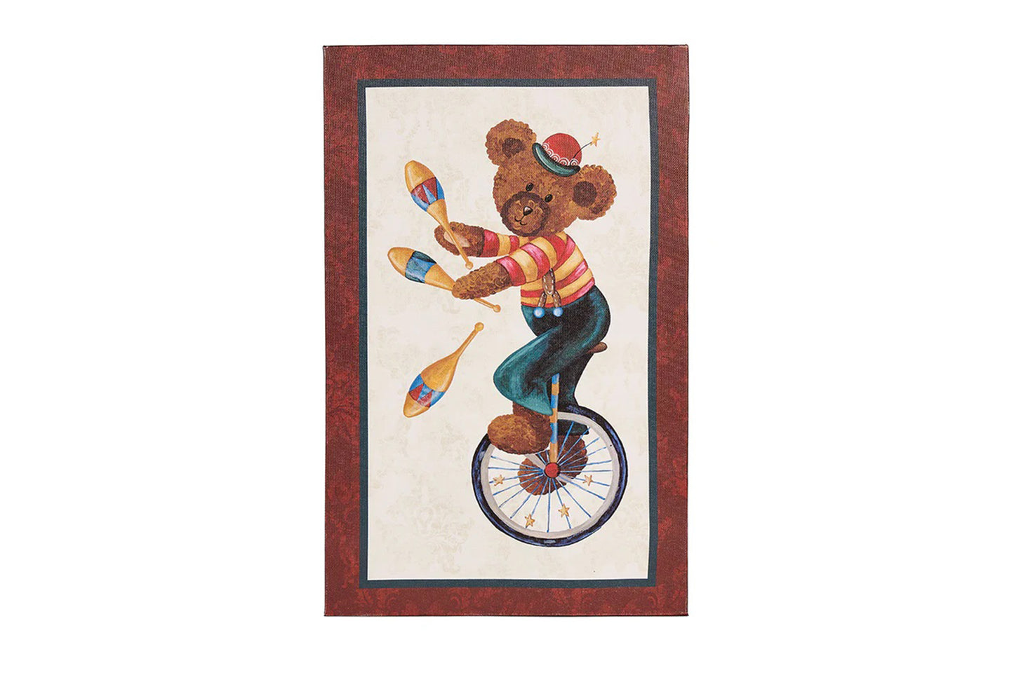 Nuvole di Stoffa Quadro canvas natalizio "Bear Wonderland" 22x35