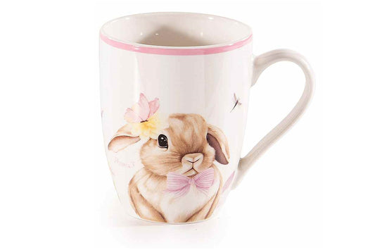 Tazza in porcellana con decorazione "Bunny"
Misure: Ø 8 cm x 10,5 H
Capacità: 350 ml