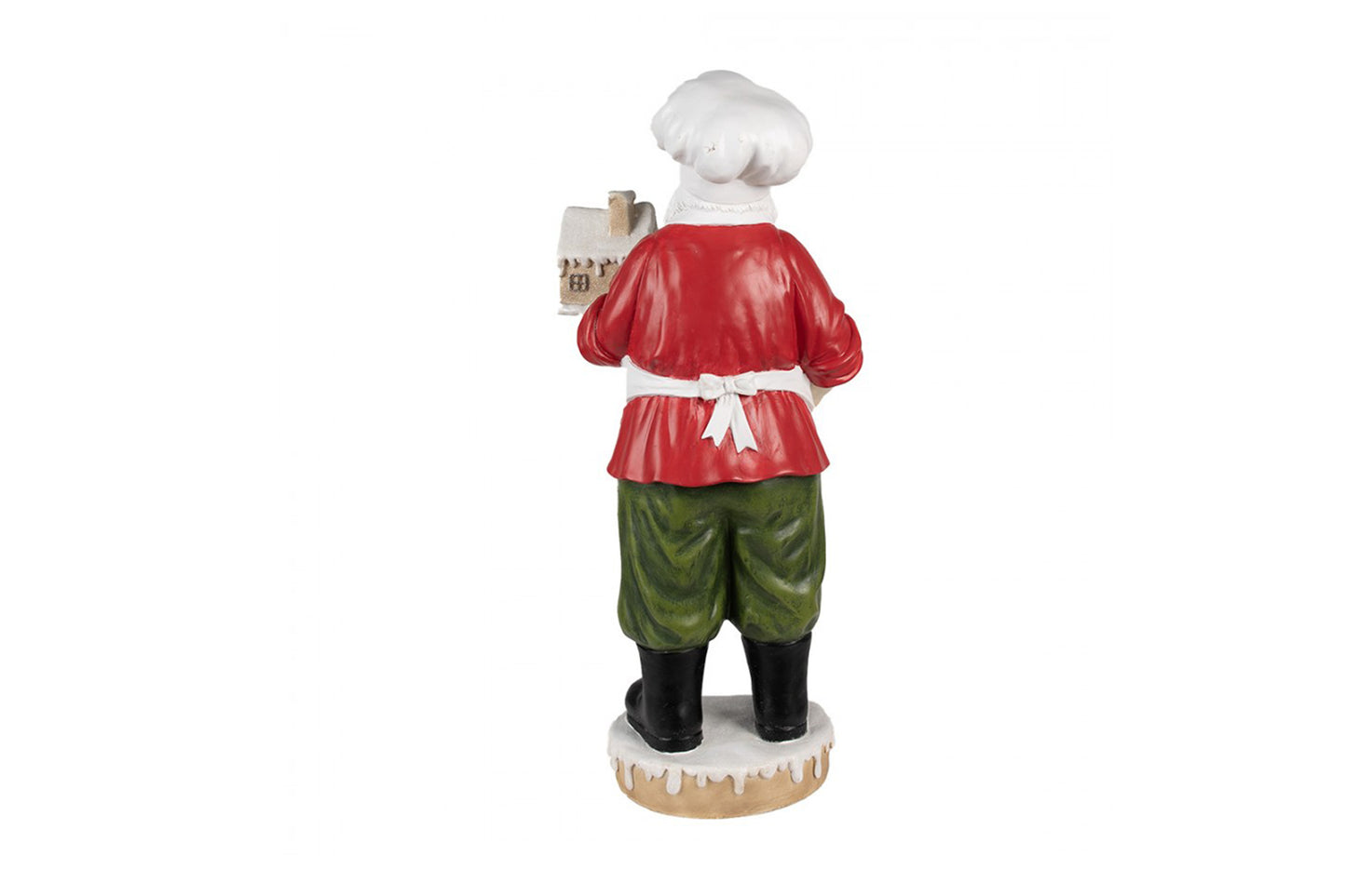 Babbo Natale pasticciere 26x20x59 cm