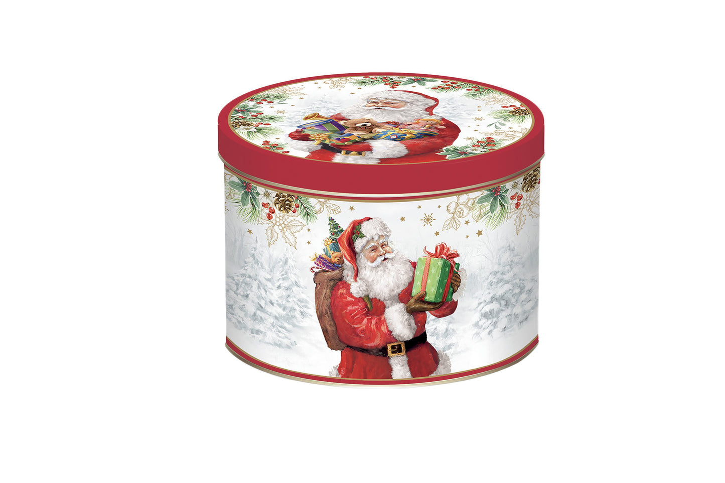 Mug in porcellana con scatola regalo in latta .Capacità 350 ml. Linea Santa is coming di Easy Life