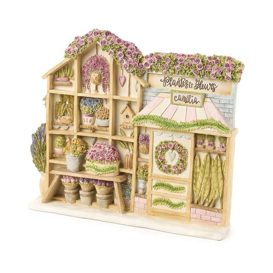 Nuvole di Stoffa Decorazione Negozio di Fiori "La Vie En Rose" 37x7x31.5 cm