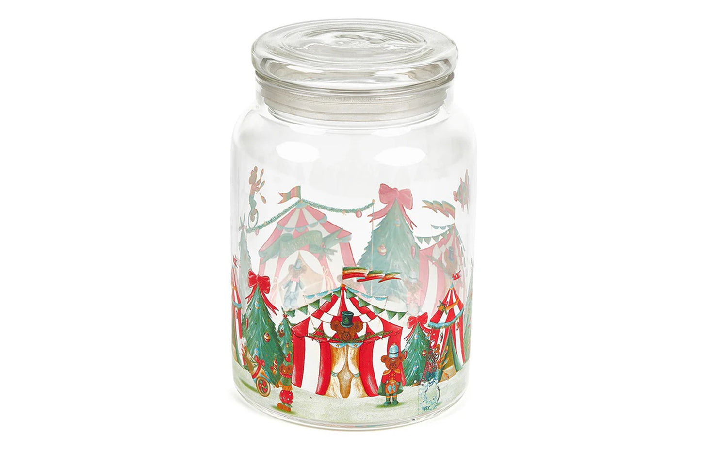 Nuvole di Stoffa Barattolo di natale in vetro borosilicato "Bear Wonderland" 11,6xH16 cm
Capacità: 1300 ml