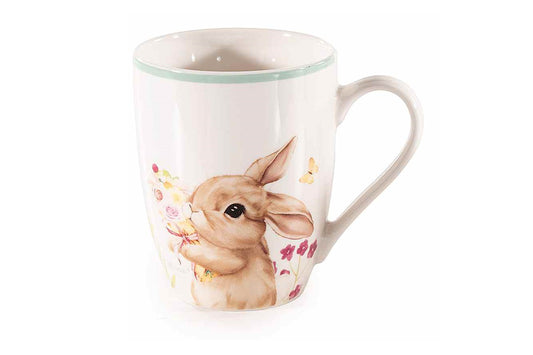 Tazza in porcellana con decorazione "Bunny"
Misure: Ø 8 cm x 10,5 H
Capacità: 350 ml