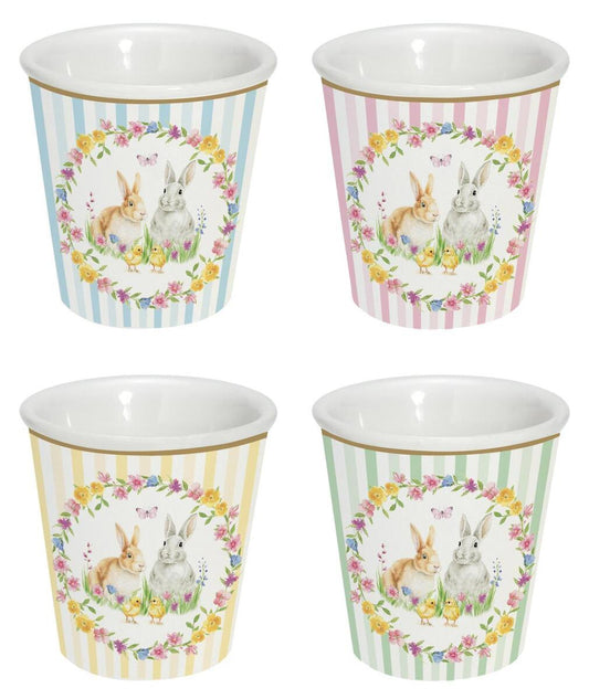 Easy L.ife Set 4 bicchierini caffè 100 ml in porc.in color box
HAPPY EASTER