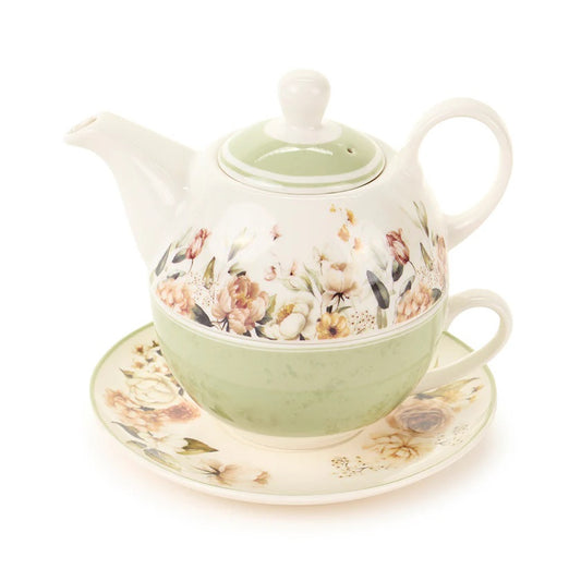 Nuvole di Stoffa Teiera con tazza e piattino in porcellana "Flower Garden"
Misura: Piattino: 15 x 29 cm Tazza: 13 x 10.5 x 6 cm Teiera: 15.5 x 10 x 11 cm