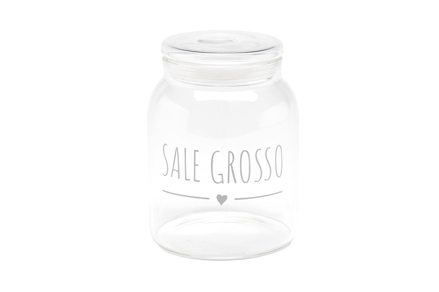 Barattolo in vetro borosilicato *Sale grosso* 1300 ml