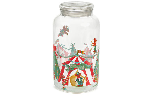Nuvole di Stoffa Barattolo di natale in vetro borosilicato "Bear Wonderland" 13xH22 cm 
Capacità: 2300 ml