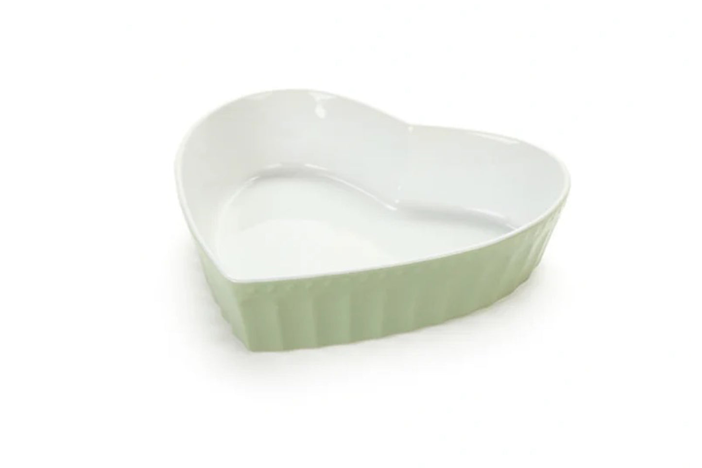 Nuvole di stoffa Pirofila a forma di cuore verde
Misure: 25 x 24 x 6 cm
Realizzato in ceramica stoneware
