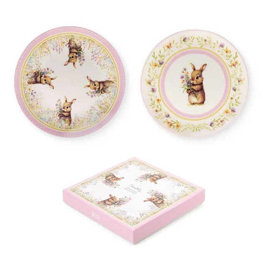 Nuvole di Stoffa Set 2 Piatti dolce pasquali "Dorothy" 20.3x12.3x1.7 cm