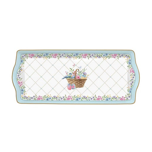 Easy Life Vassoio rettangolare in gift box Spring Bloom 35x15