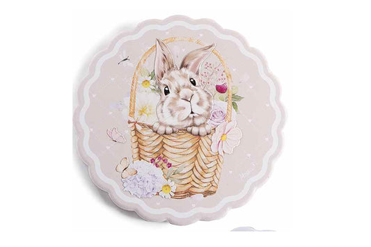 Sottopentola in ceramica opaca "Bunny" con base sughero
Misure: Ø 17,5 cm
Con decori in rilievo