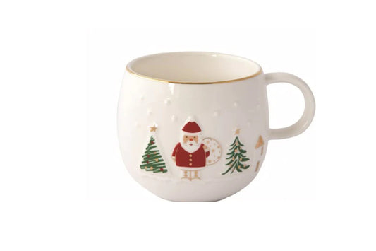 Tazza in porcelllana da 400 ml della linea "Let it snow" di Easy Life