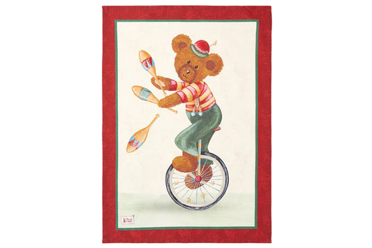 Nuvole di Stoffa Canovaccio natalizio "Bear Wonderland" 50x70