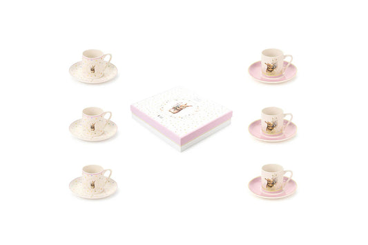 Nuvole di Stoffa Set 6 Tazze pasquali in porcellana 180 ml Dorothy