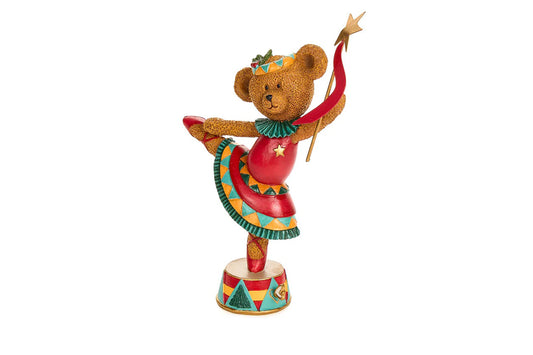 Nuvole di Stoffa Statuetta Orsa in resina "Bear Wonderland" 16x6xH24 cm