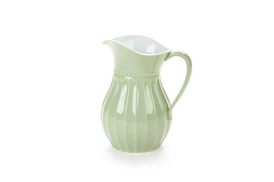 Nuvole di stoffa Brocca verde 1,7 lt 
Misure: 21 x 14 cm
Realizzato in ceramica stoneware