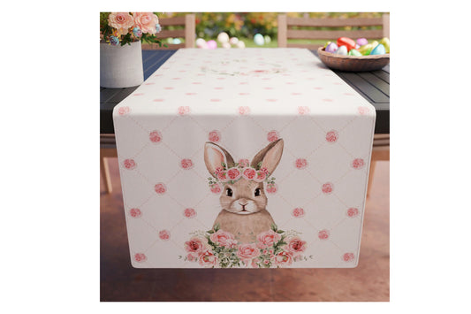 Runner pasquale in microfibra  Pink Rabbit misura 40x140