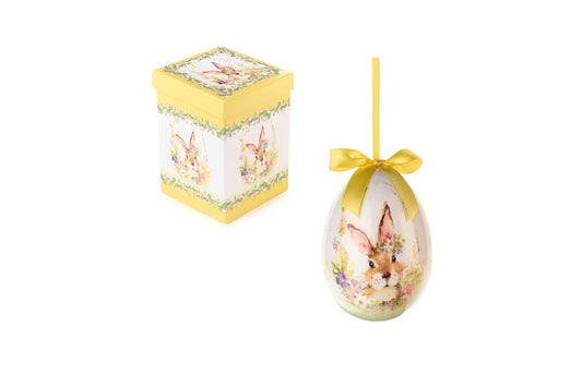 Nuvole di stoffa Uova di Pasqua con coniglio Dorothy  h 15 cm con scatola regalo